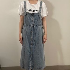 Braces Jeans skirt